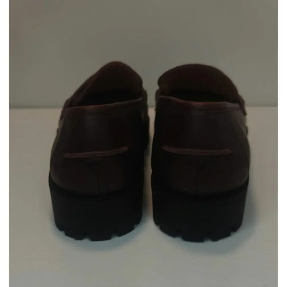 Brown Nine West sz 9 loafers